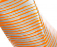 Ваза керамическая серебристо-оранжевая