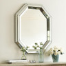 Зеркало восьмиугольное Беркли с декоративной зеркальной рамой