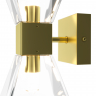 Настенный светильник (бра) Maytoni MOD325WL-02G золото серии Cocktail time, абажур прозрачный