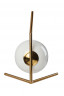 Лампа Белый шар с металлическим корпусом