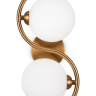 Настенный светильник (бра) Freya FR5124WL-02BS латунь серии Harmonie, абажур матовый белый