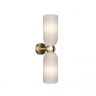 Настенный светильник (бра) Maytoni MOD302WL-02W золото серии Antic, абажур белый