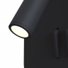 Настенный светильник (бра) Technical C175-WL-01-6W-B чёрный серии Ios 176
