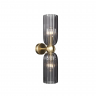 Настенный светильник (бра) Maytoni MOD302WL-02GR золото серии Antic, абажур серый