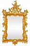 Зеркало в золотой раме в стиле барокко