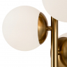 Подвесной светильник Freya FR5199PL-03BS латунь серии Zing, абажур белый