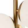 Подвесной светильник Freya FR5199PL-03BS латунь серии Zing, абажур белый