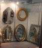 Зеркало декоративное с кольцами