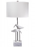 Лампа настольная с фигурами птиц