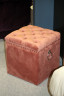 Банкетка дымчато-розовая с внутренним ящиком
