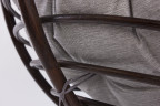 Кресло-качалка Папасан с подушкой, цвет орех