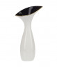 Керамическая белая ваза Нарцисс, высота 41 см
