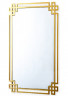Зеркало в золотистой металлической раме, KFE1270