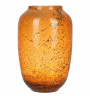 Оранжевая керамическая ваза