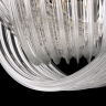 Подвесной светильник Freya FR5182PL-06CH хром серии Onda, абажур прозрачный