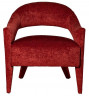 Кресло красное бархатное