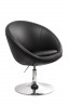 Дизайнерское кресло чёрное в стиле минимализм