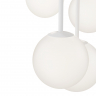 Подвесной светильник Maytoni MOD321PL-05W матовый белый серии Basic form, абажур белый