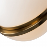 Подвесной светильник Freya FR5181PL-01BS латунь серии Element, абажур матовый белый