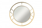 Зеркало круглое в металл. раме цвет золото d91,5см