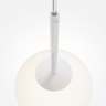 Подвесной светильник Maytoni MOD321PL-01W1 матовый белый серии Basic form, абажур белый