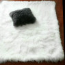 Прикроватный коврик из тибетской овчины черный 0,55 х 1,15 м