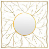 Зеркало настенное с золотым декором