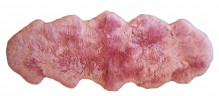 Овчина новозеландская 2-х шкурная цвет розовый (1,85 х 0,55 м)