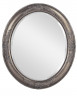 Зеркало овальное в классической серебряной раме