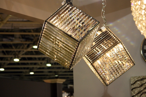 Светильник потолочный Стеклянный куб 20MD3131-2ABG купить в интернет магазине lamamia.ru