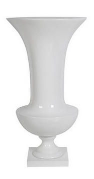 Напольная ваза керамическая белая Чезаре по цене 9600 руб. в магазине Lamamia.ru