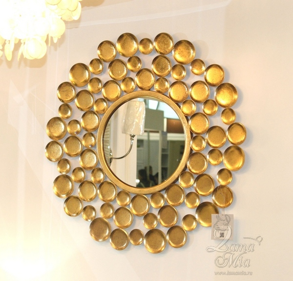 Зеркало металлическое декоративное Вирджиния, LHMF772 купить в интернет магазине lamamia.ru, бесплатная доставка по Москве