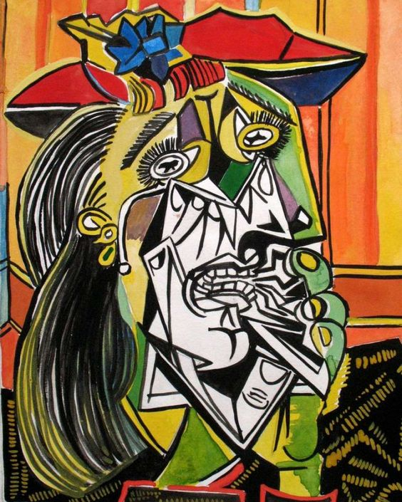 Плачущая женщина. Пабло Пикассо.