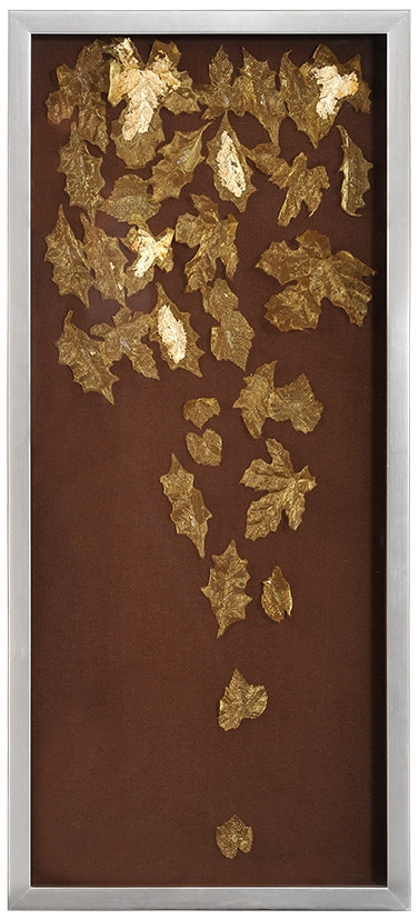 Панно золотистое "Листопад 1"