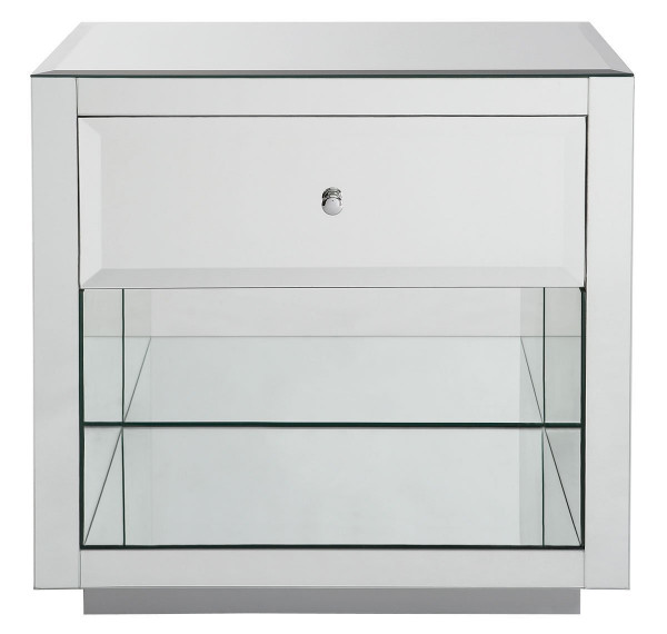 Тумба зеркальная с ящиком