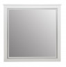 Зеркало FOSTER 65 TS-F9065-M-W-S белое с патиной серебро