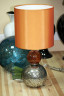 Лампа стеклянная оранжевая