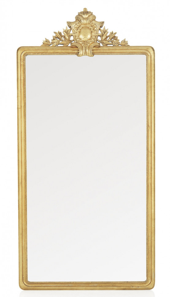 Напольное зеркало Малколм в золотой раме