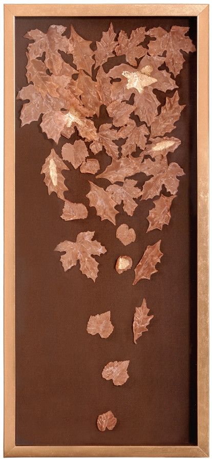 Панно медное "Листопад 2"