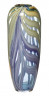 Ваза из стекла фиолетовая с высотой 35 см