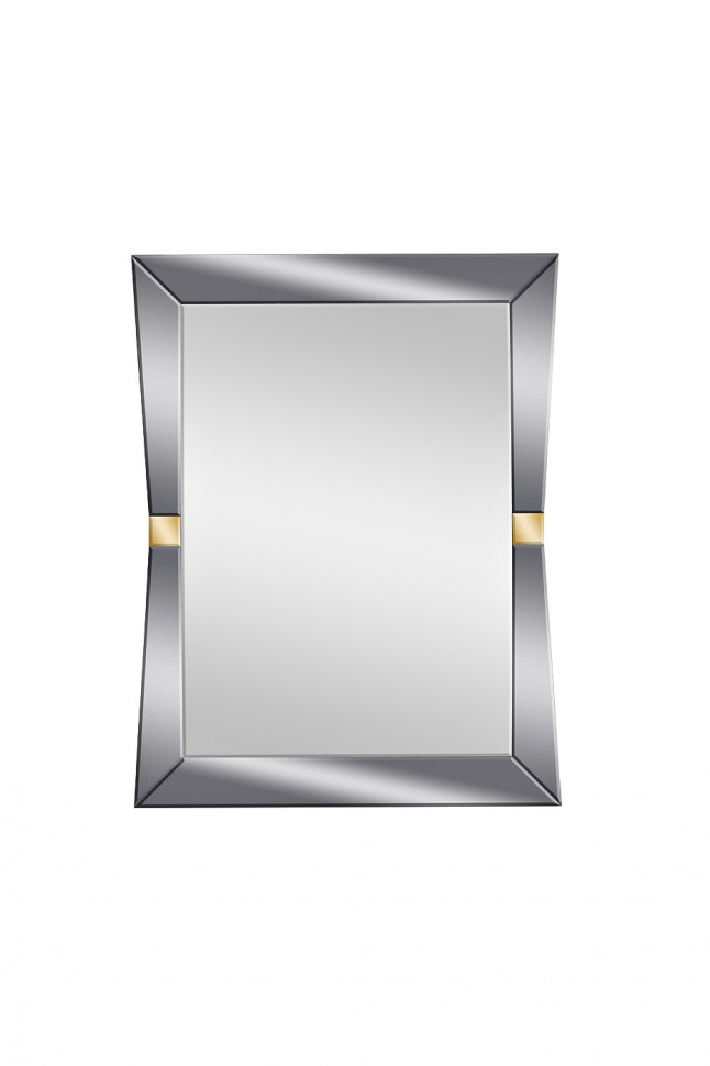 Зеркало прямоугольное с золотыми вставками