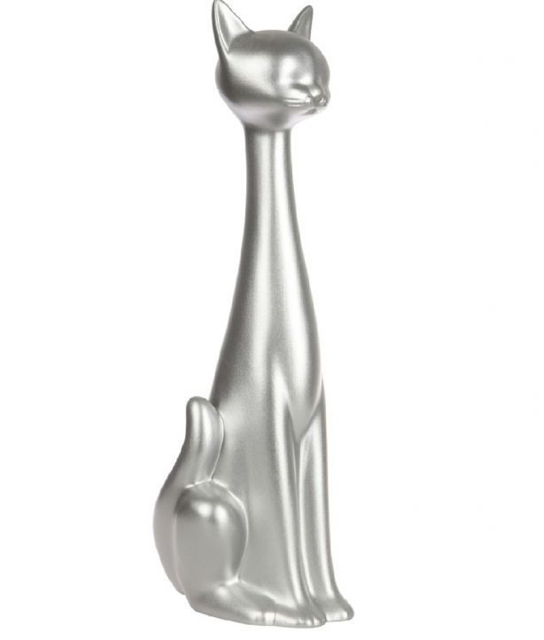 Скульптура Кошка серая (53 см)