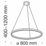 Подвесной светильник Maytoni MOD058PL-L42BS4K латунь серии Rim