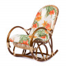 Кресло-качалка из ивовой лозы Ракита с подушкой