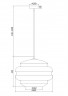 Подвесной светильник Maytoni P078PL-01AM Modern Ruche, латунь