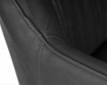 Стул обеденный DOBRIN DANIEL (черные ножки, винтажная антрацитовая экокожа (RU-08))