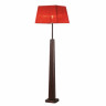 Лампа напольная с красным абажуром