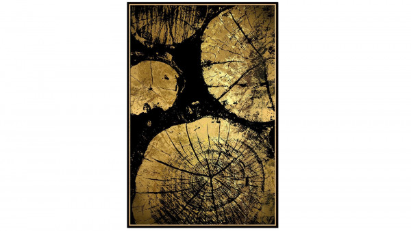 Постер на стену спилы деревьев 60*80см.