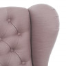Кресло Винтаж серо-розовая Melva 61