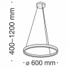 Подвесной светильник Maytoni MOD058PL-L32BS4K латунь серии Rim